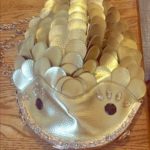 3D Gold Fish Purse